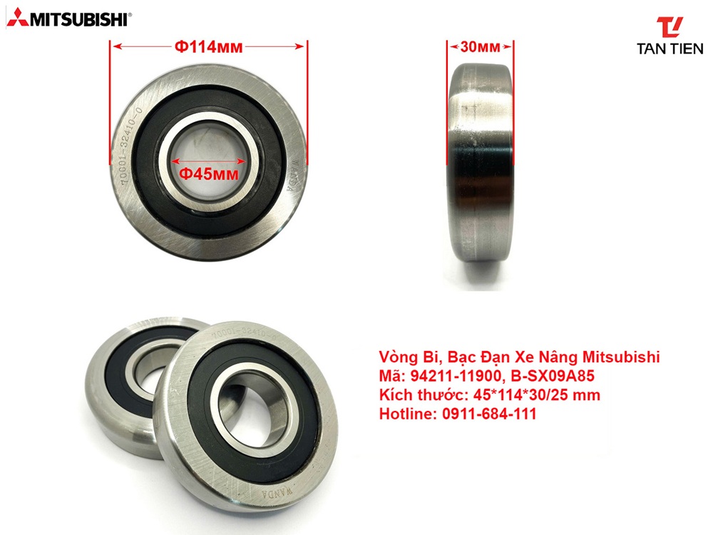 Vòng Bi Xe Nâng Mitsubishi 94211-11900 (B-SX09A85)